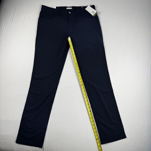 NWT Tasc Motion Tailored Fit Classic Navy Blue Chino Bamboo Pants Mens 36x34‎ - Picture 3 of 10